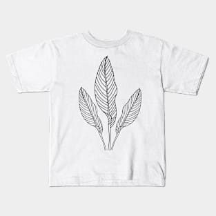 Tropical Leaf Kids T-Shirt